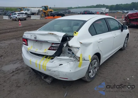 2015 Honda Civic Lx из США, поврежденный, VIN 19XFB2F54FE050841